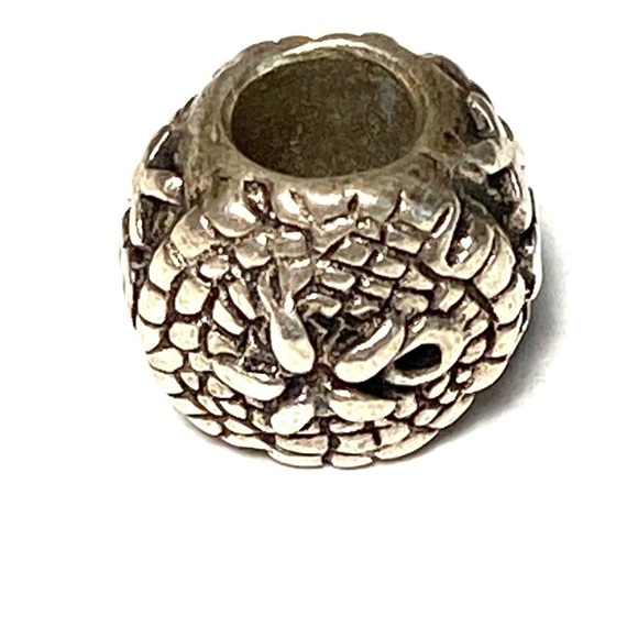 925 OBX Sterling Silver Sand Dollar Bead European Style 4.09g - Picture 1 of 8